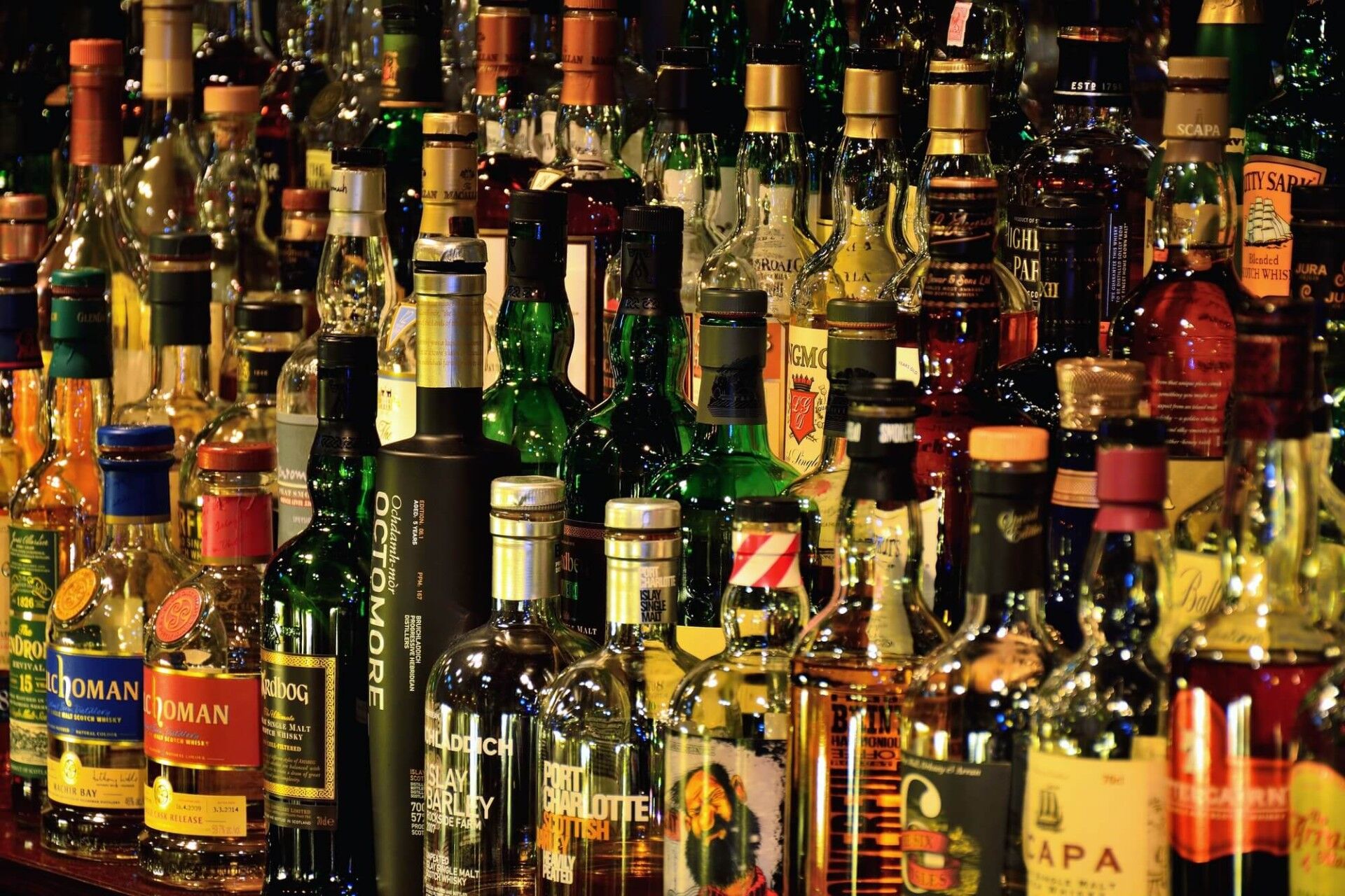 たくさんのお酒